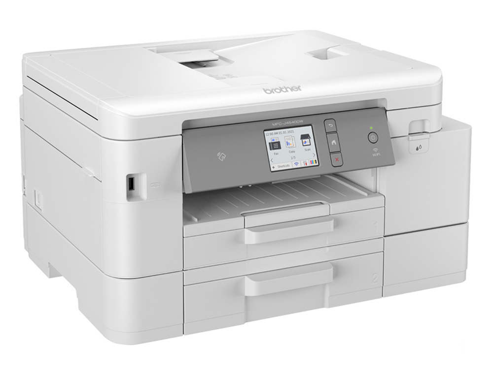 EQUIPO MULTIFUNCION BROTHER MFCJ4540DW DUPLEX WIFI 13 PPM NEGRO 11 PPM COLOR COPIADORA ESCANER IMPRESORA BANDEJA 400