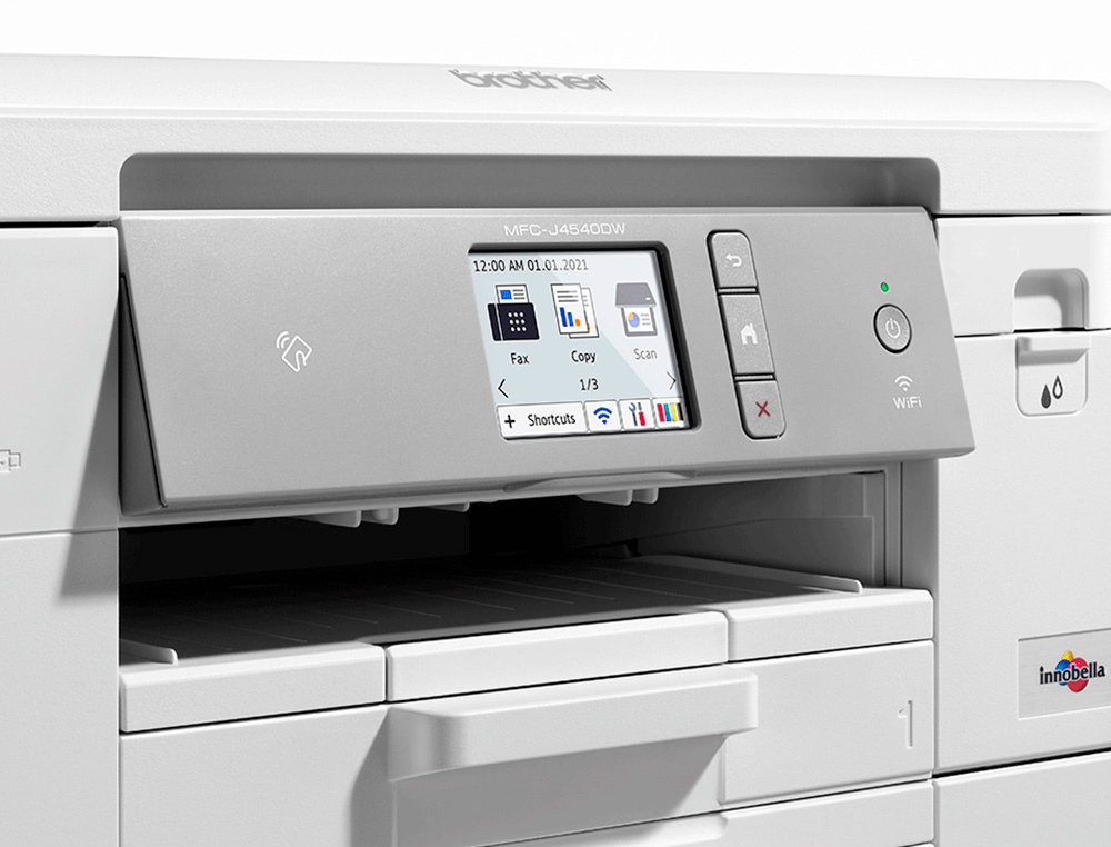 EQUIPO MULTIFUNCION BROTHER MFCJ4540DW DUPLEX WIFI 13 PPM NEGRO 11 PPM COLOR COPIADORA ESCANER IMPRESORA BANDEJA 400